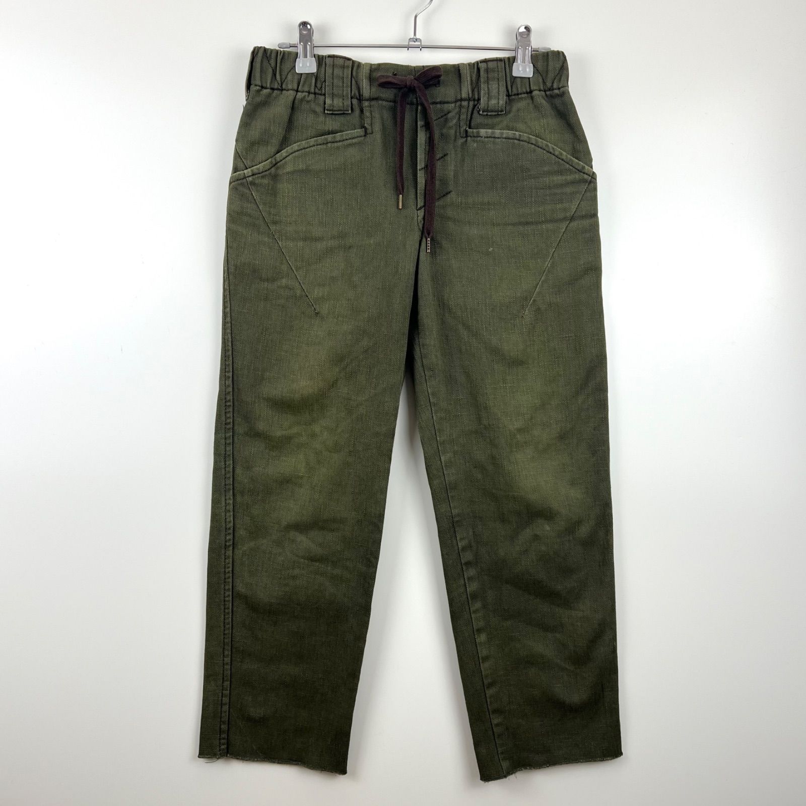 ぴったり NUMBER N INE 00s 2008aw archive Portland easy pants 2 F08-NP004 ナンバーナイン ポートランド期 イージーパンツ カットオフ 本人期 宮下期 アーカイブ 最短発送 ！