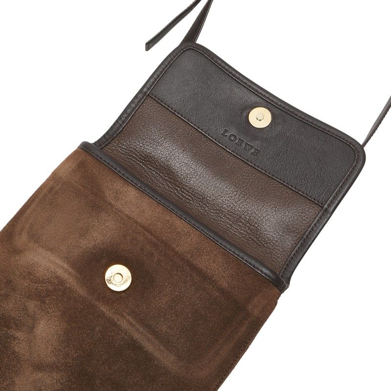 【良品】LOEWEロエベアナグラム スェード レザー ショルダーバック キャメル LOEWE ロエベ ショルダーバッグ キャメル アナグラム レザー