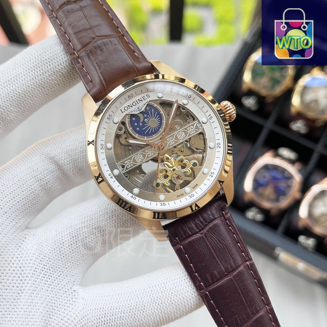 今日特価】LONGINES ロンジン 高級男性用時計 本革ストラップ