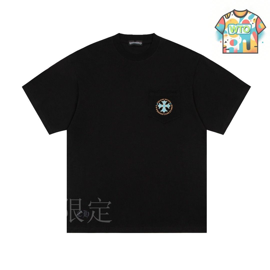 クロムハーツの新作ショートスリーブ クロムハーツTシャツヘアリークロス＆ホースシュー|クロムハーツ