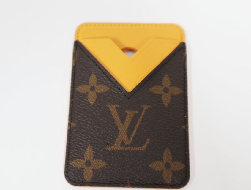 ルイヴィトン LOUIS VUITTON モノグラム マカサー ポルト カルト・マグネット M12853 サフランイエロー カードケース