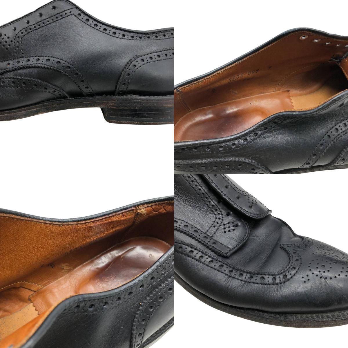 フルブローグ ウイングチップシューズ