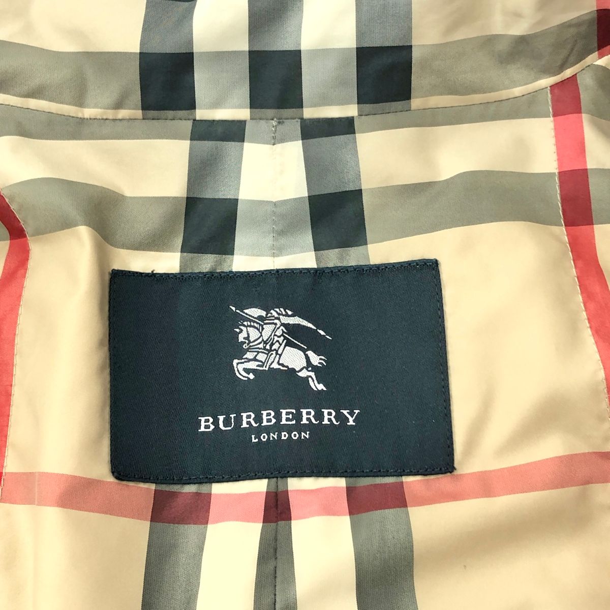 BURBERRY LONDON バーバリーロンドン ノバチェック柄ライナー付き 