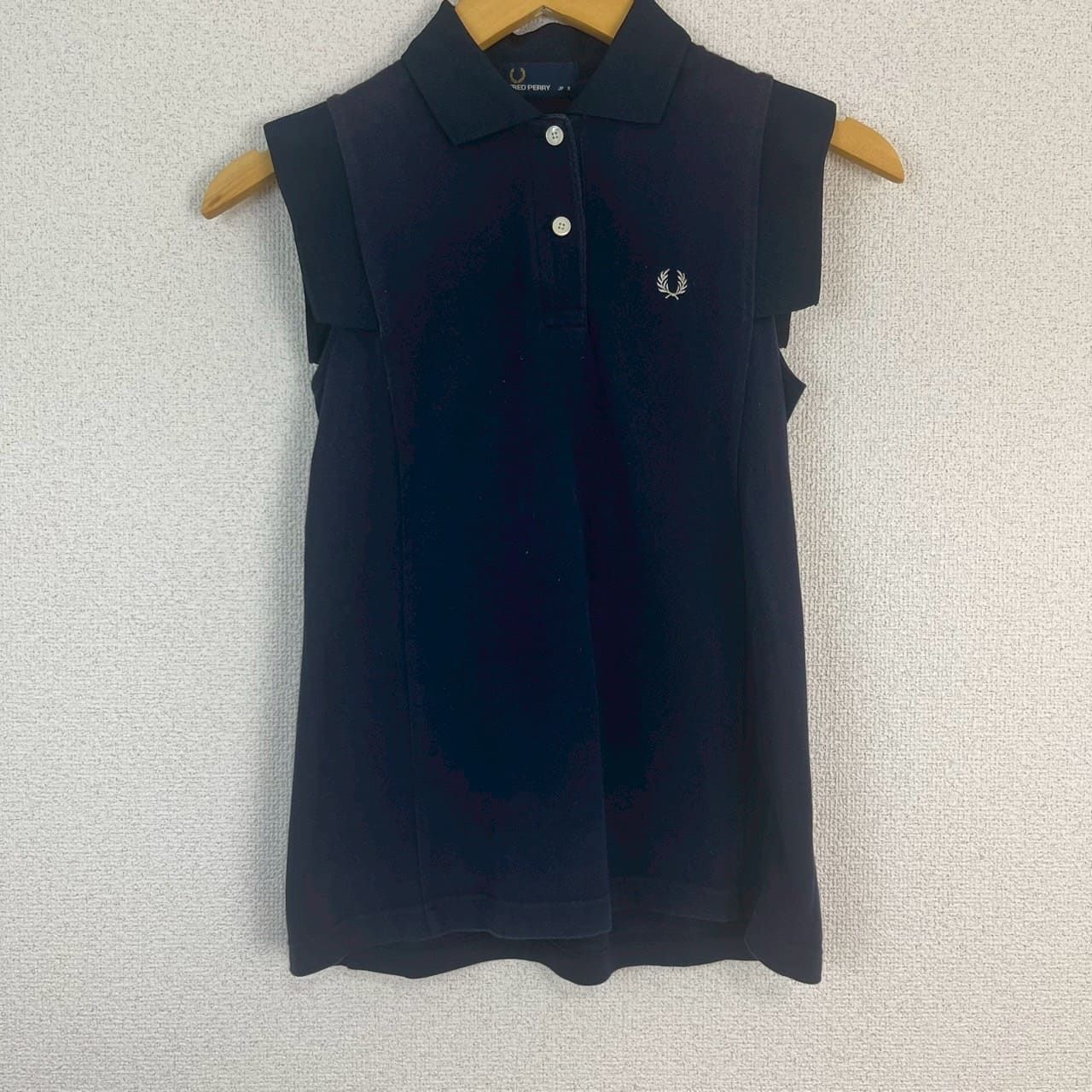 FREDPERRY フレッドペリー　ノースリーブポロ　ネイビー セール】The Sleeveless Fred Perry Dress／フレッドペリー