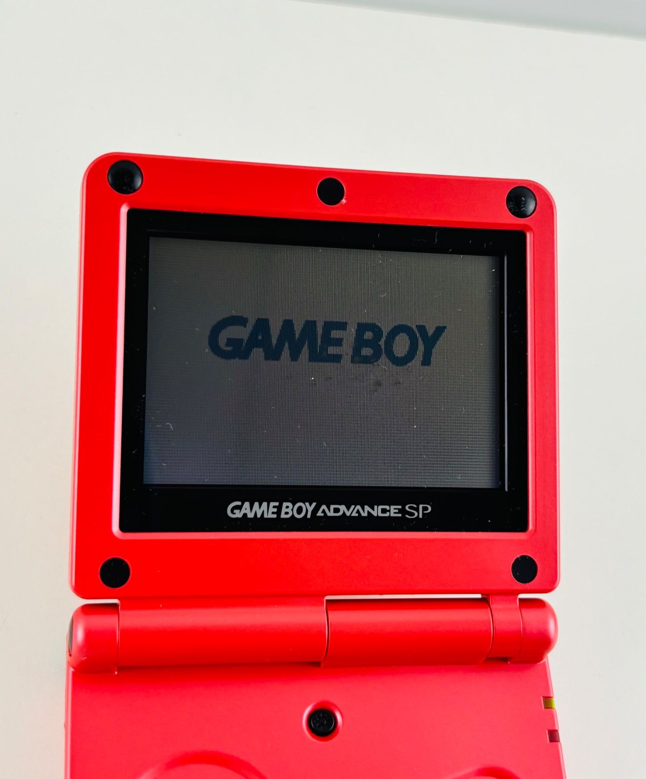 ゲームボーイアドバンスSP 本体 シャア ソフト同梱版 レッド UP786_INFO