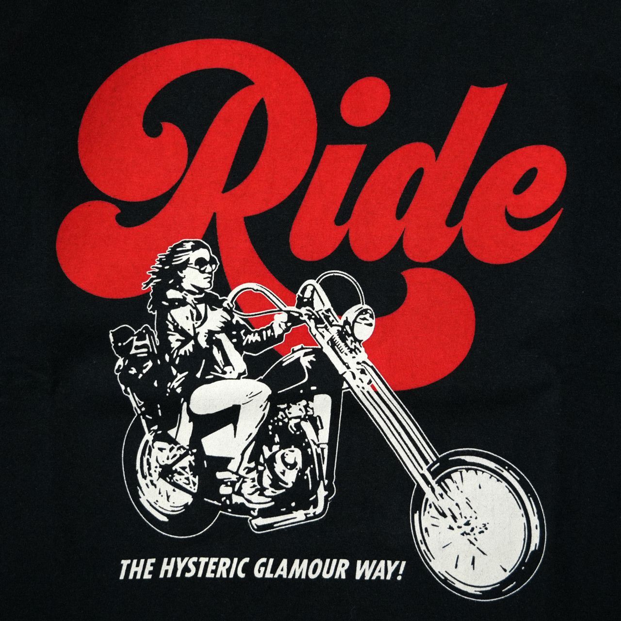 HYSTERIC GLAMOUR ヒステリックグラマー RIDE A MOTORCYCLE T