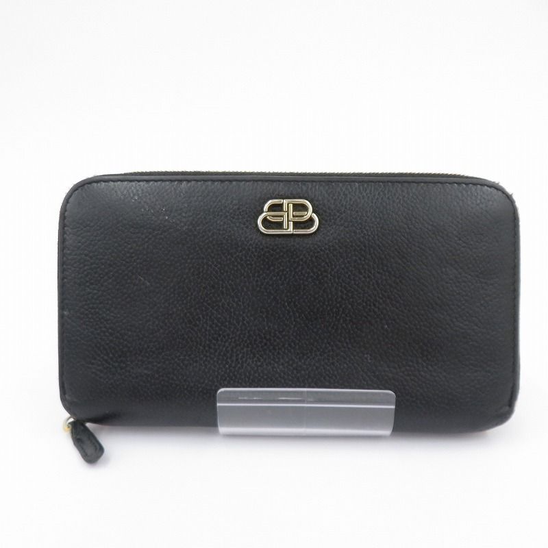 瀬戸大橋店 BALENCIAGA | バレンシアガ 長財布 601390 1000 U 531267 ブラック 125