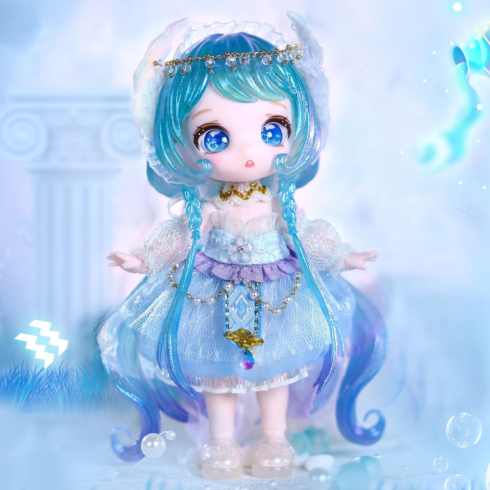 人気バラエティーフィギュアまとめ売り(8体セット) 8+(Aquarius) エクササイズ、コレクションに最適、女の子の人形