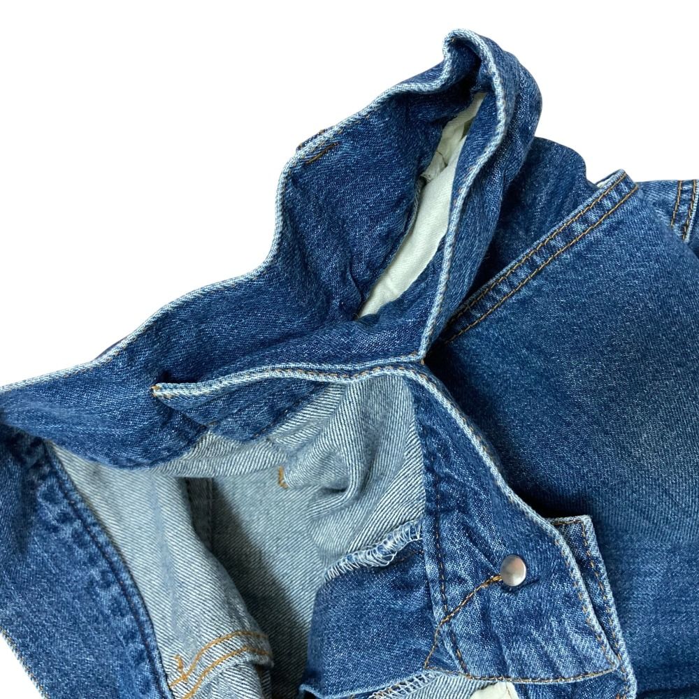 美品 sacai サカイ カットオフ ワイドデニムパンツ ジーンズ 20-05087  