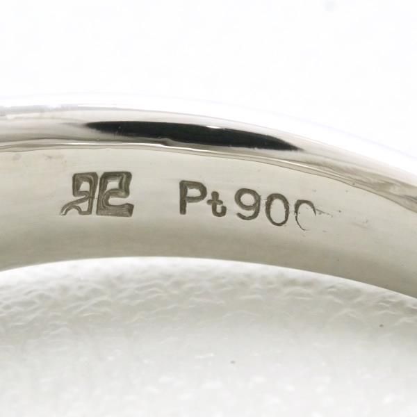 クレージュ PT900 リング 指輪 10号 ダイヤ 0.01 総重量約5.4g - メルカリ