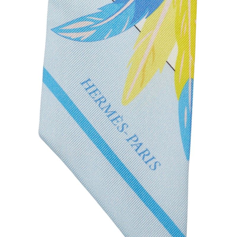 HERMES ツイリー Danse Pacifique ダンスパシフィック Hermes Twilly Danse Pacifique Orange Fuchsia and Kaki