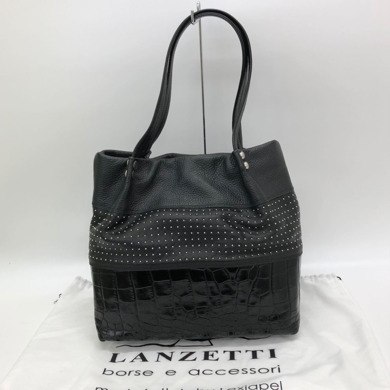 新品 LANZETTI イタリア製 ワンショルダーバッグ 未使用 ランゼッティ-