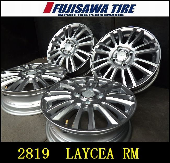 2819 B▲送料無料▲LAYCEA RM ホイール▲14x4.5J 4穴 PCD100 45▲4本
