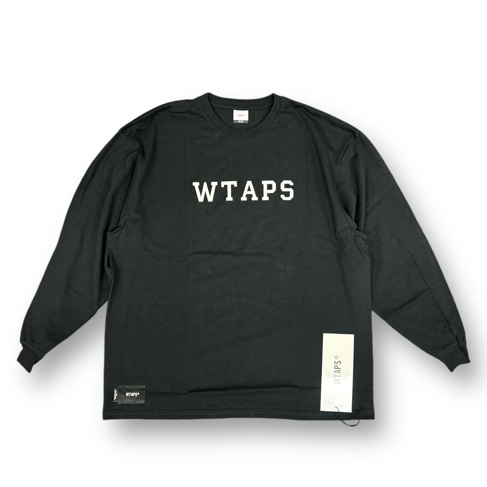 定価9900円 新品 WTAPS 23AW ロゴカットソー 長袖Tシャツ ダブル 