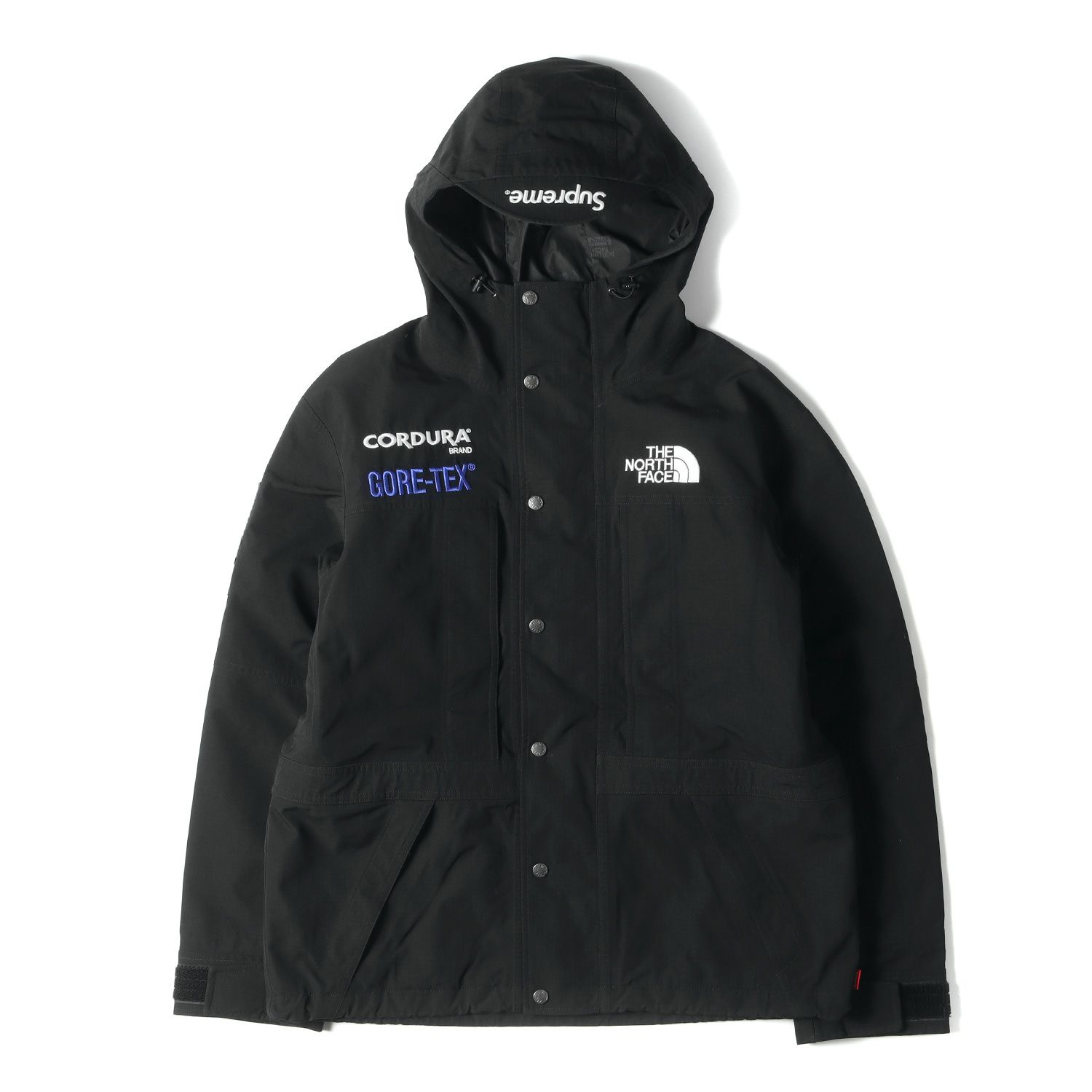 Supreme シュプリーム ジャケット THE NORTH FACE ノースフェイス GORE-TEX エクスペディション マウンテンジャケット Expedition Jacket 18AW ブラック 黒 S アウター ブルゾン コラボ【メンズ】【美品】