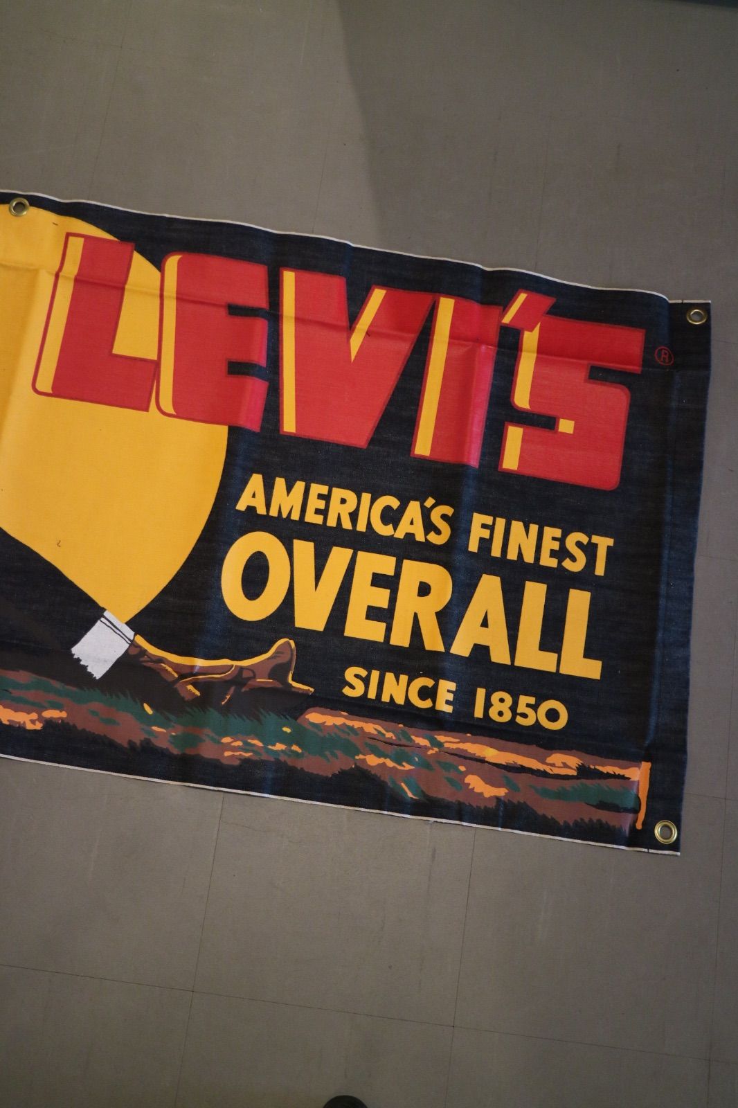 LEVI'S リーバイス デニムバナー タペストリー サドルマン