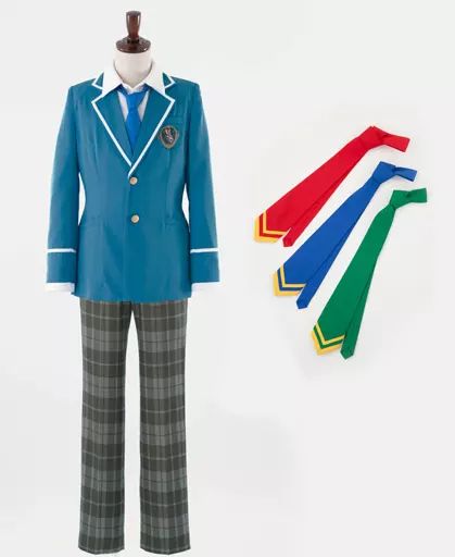 コスプレ衣装 グッズ キャラクター 夢ノ咲学院制服 男子冬 ブルー Mサイズ あんさんぶるスターズ!