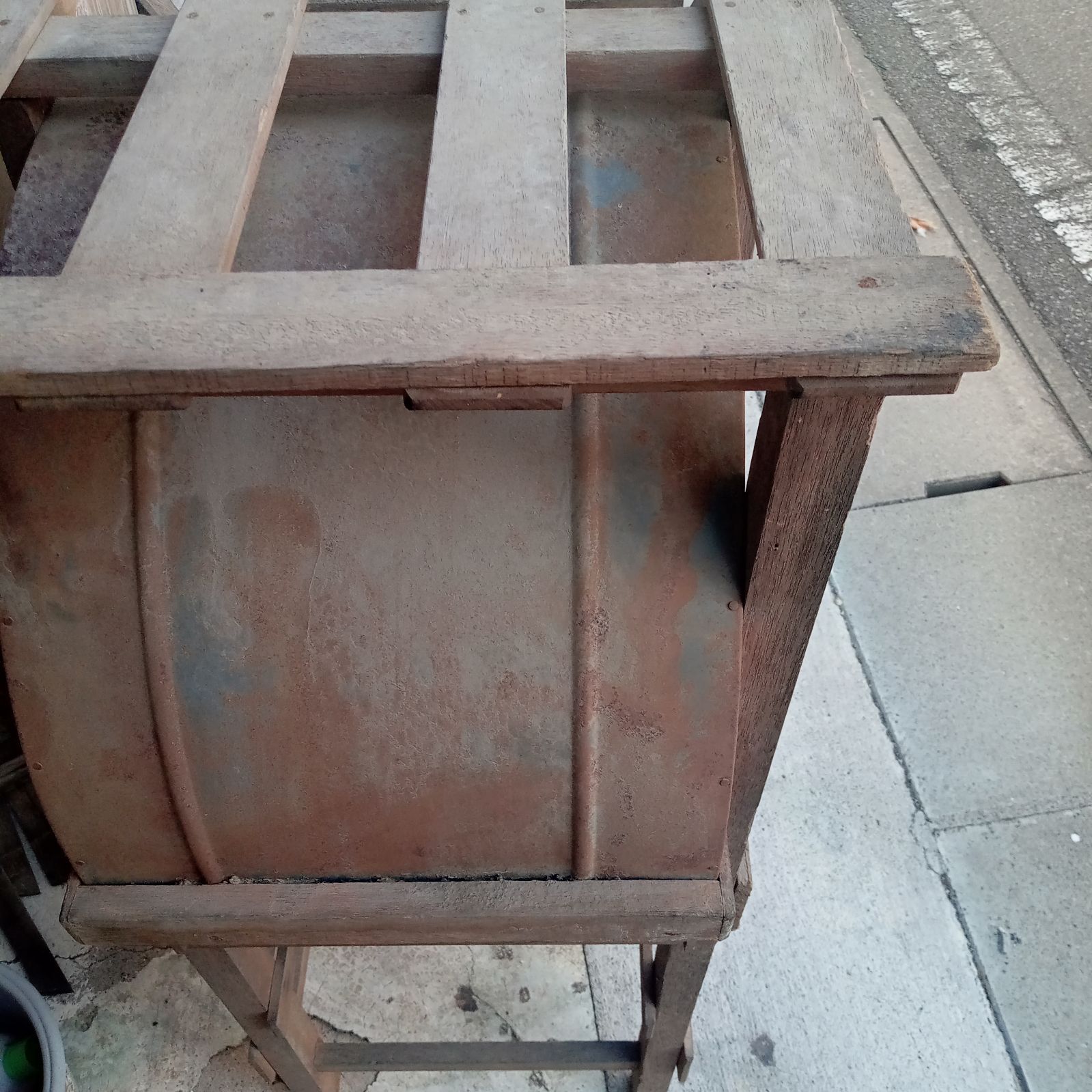 引取専用】 籾摺機 手回しハンドル式 唐箕 農機具 明治時代 レトロ 古