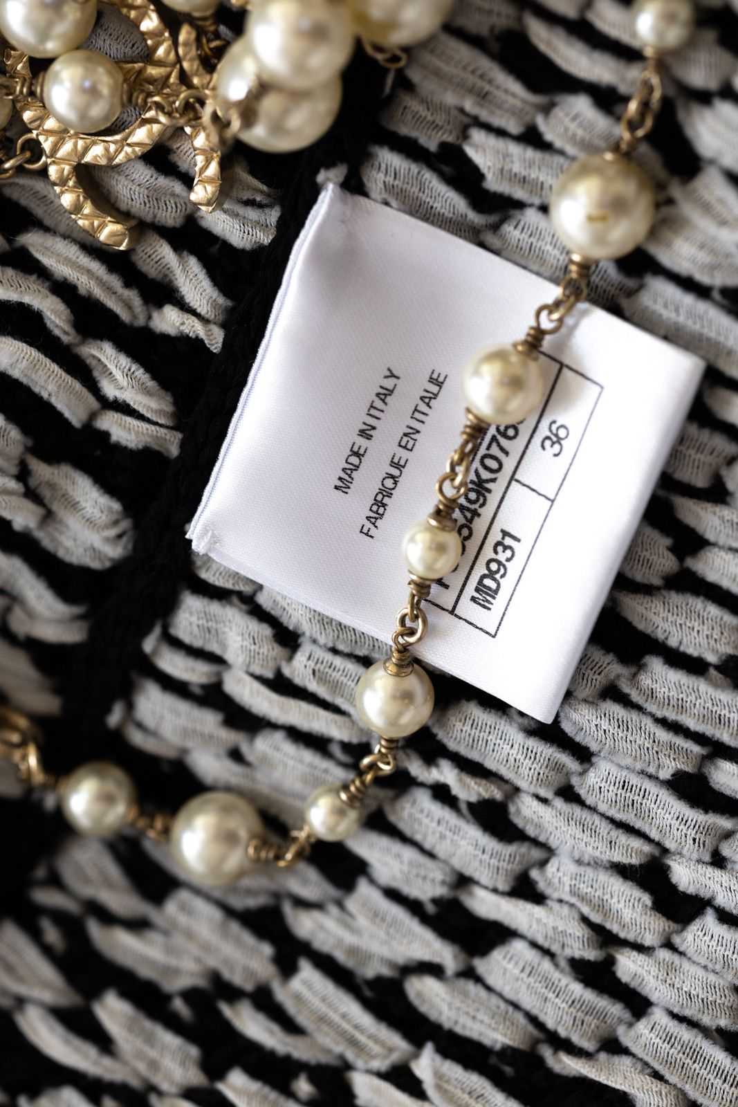 シャネル カーディガン セットアップ CHANEL ブラック 黒 オフ
