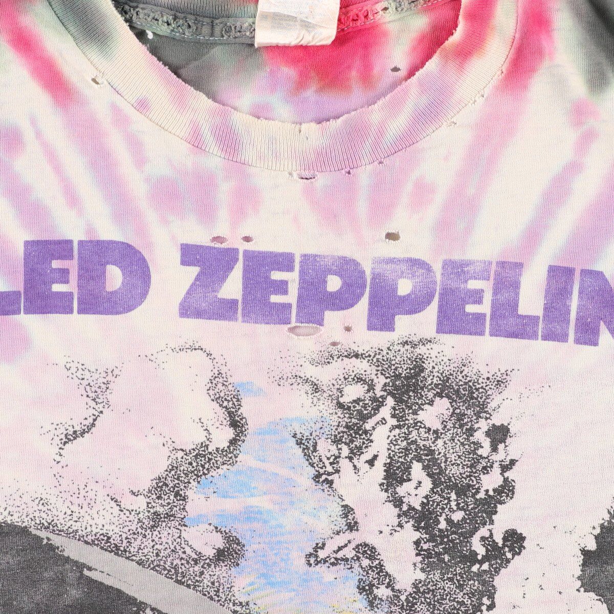 古着 雰囲気系 90年代 LED ZEPPELIN レッドツェッペリン タイダイ柄 