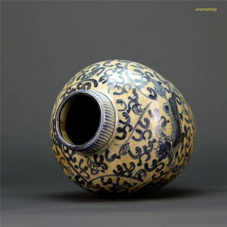 20-60代 人気ファッションブランド 超美品! 磁器 景徳鎮 壺 つぼ 花瓶 麒麟紋 陶磁器 観賞 粉彩 工芸品