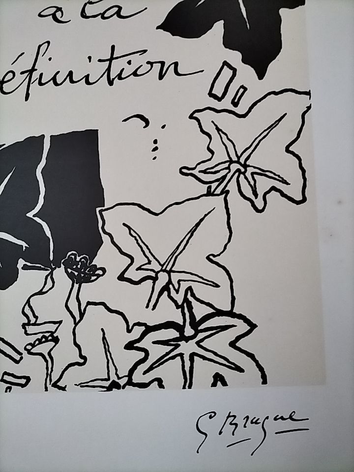 ジョルジュ・ブラックのリトグラフ   ヌーベル画廊   メルカリ