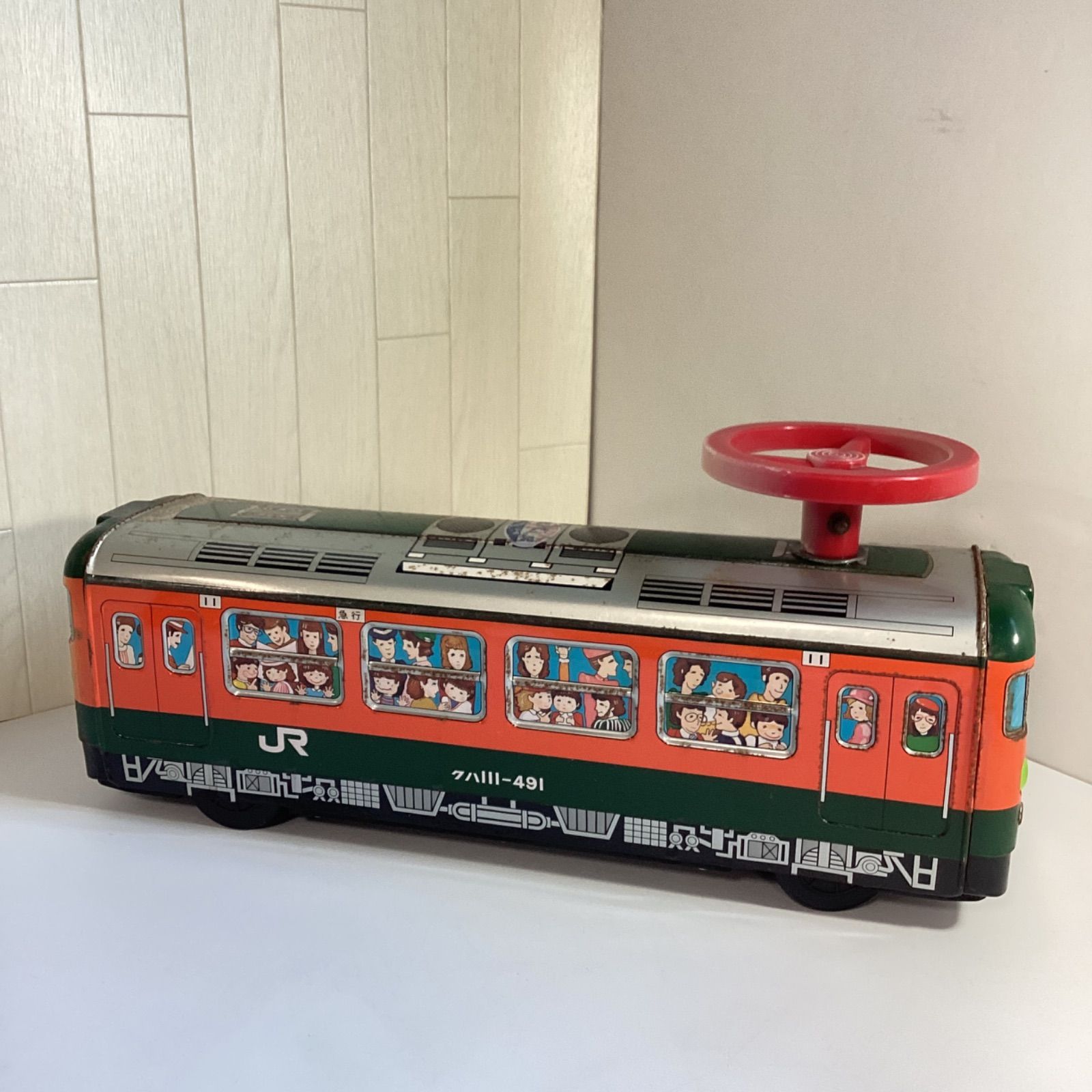 イチコー ICHIKO ブリキ電車 JR 昭和レトロ 子供の乗り物おもちゃ …e.s