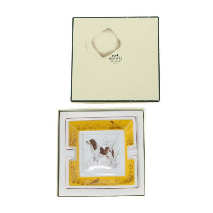 楽天市場】HERMES エルメス アッシュトレイ 灰皿 ヒョウ 豹 陶器