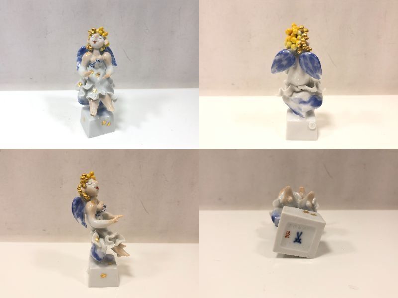 ☆Meissen マイセン 天使の音楽隊 5点 シュトラングデザイン 手びねり