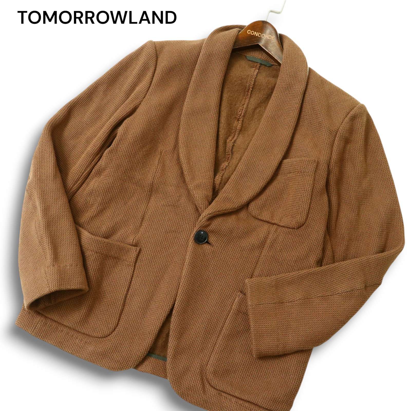 TOMORROWLAND トゥモローランド 秋冬 ウール☆ 裏起毛 ニット ショール 