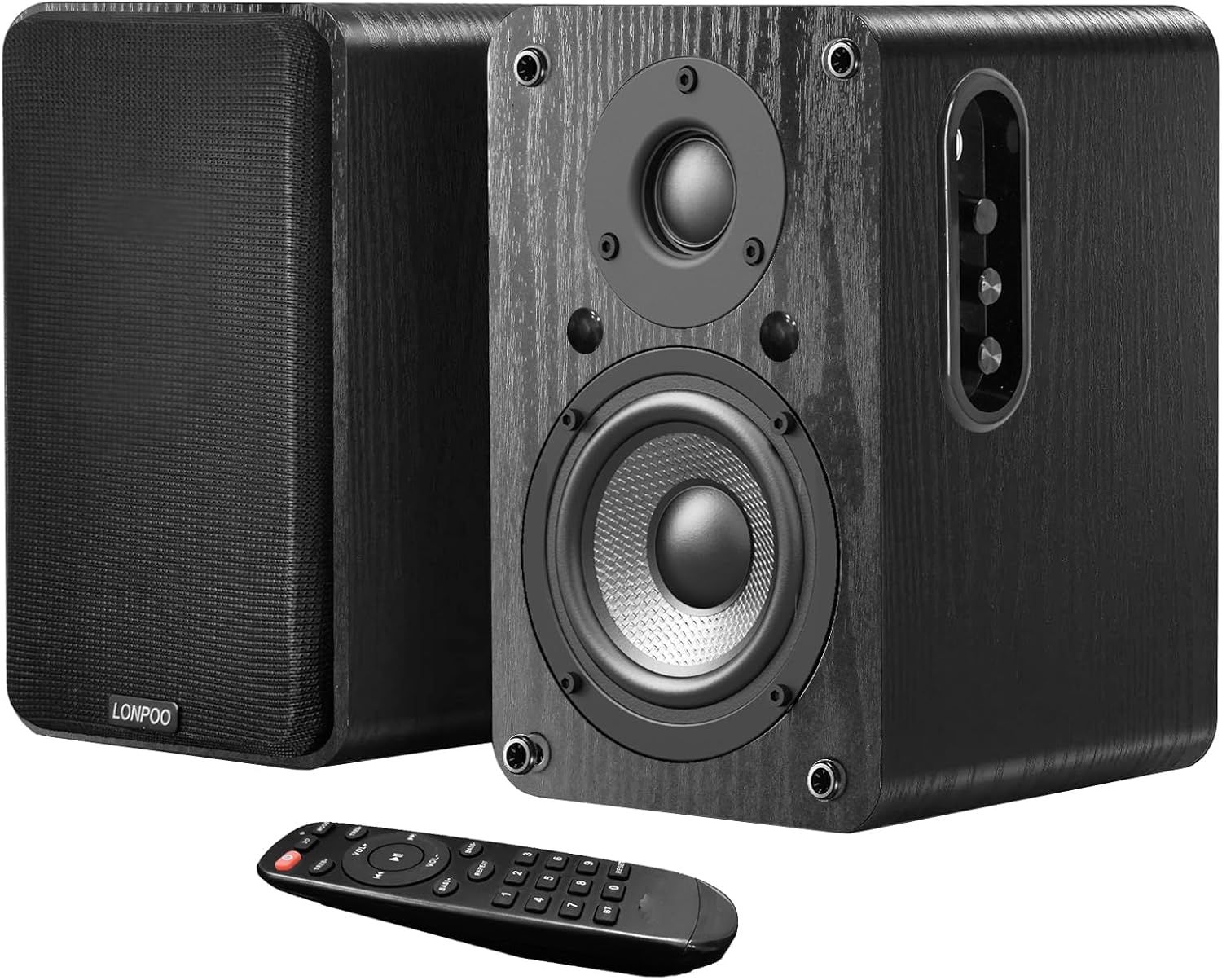 2ウェイブックシェルフスピーカー 2台1組 100W 4インチウーファー/1.5