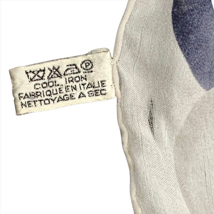 良品 CHANEL シャネル ココマーク 大判 スカーフ シルク 100  