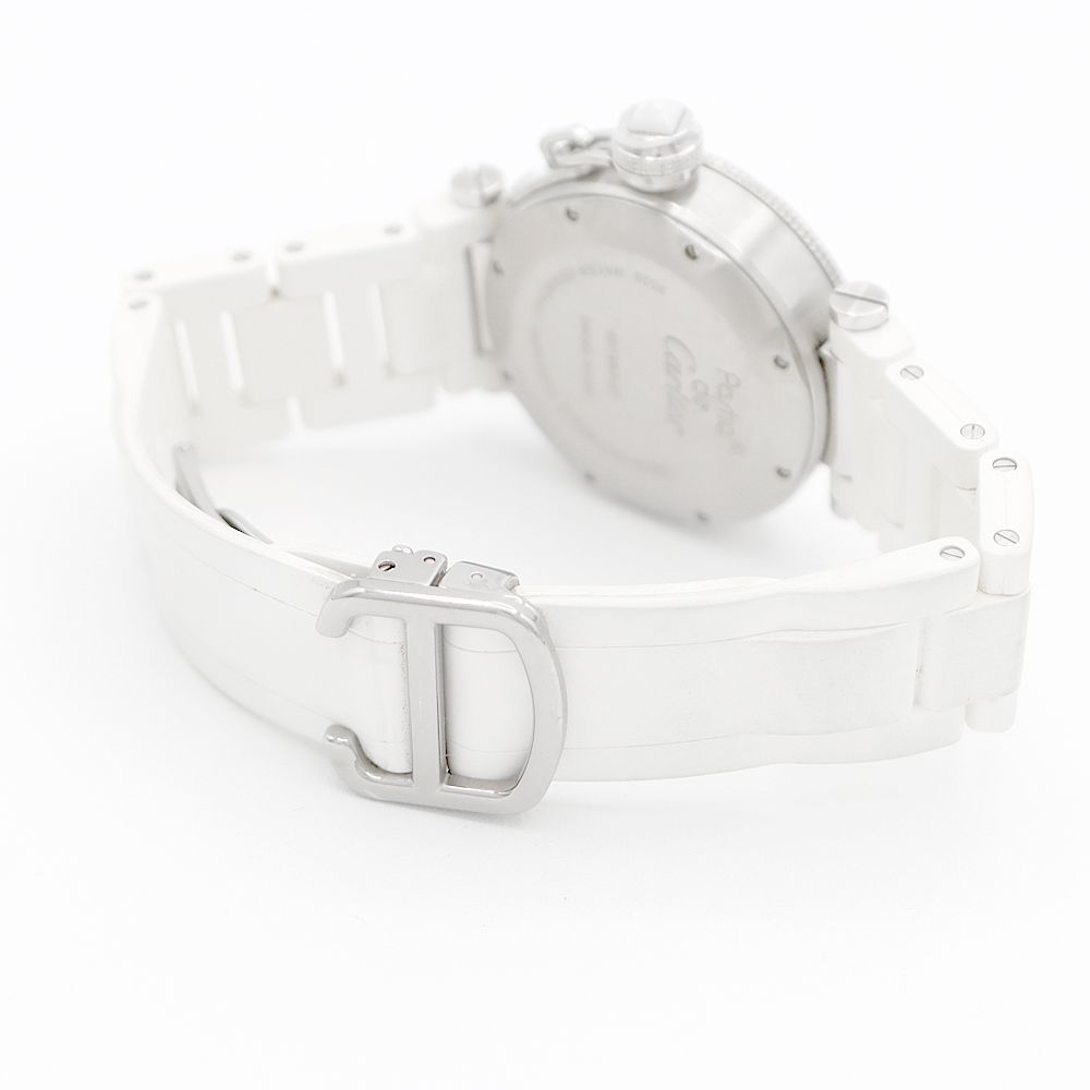 電池交換済 Cartier カルティエ パシャ シータイマー レディ