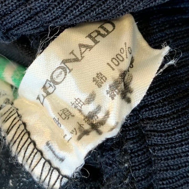 良品 LEONARD レオナール 花柄 カットソー トップス ドルマン