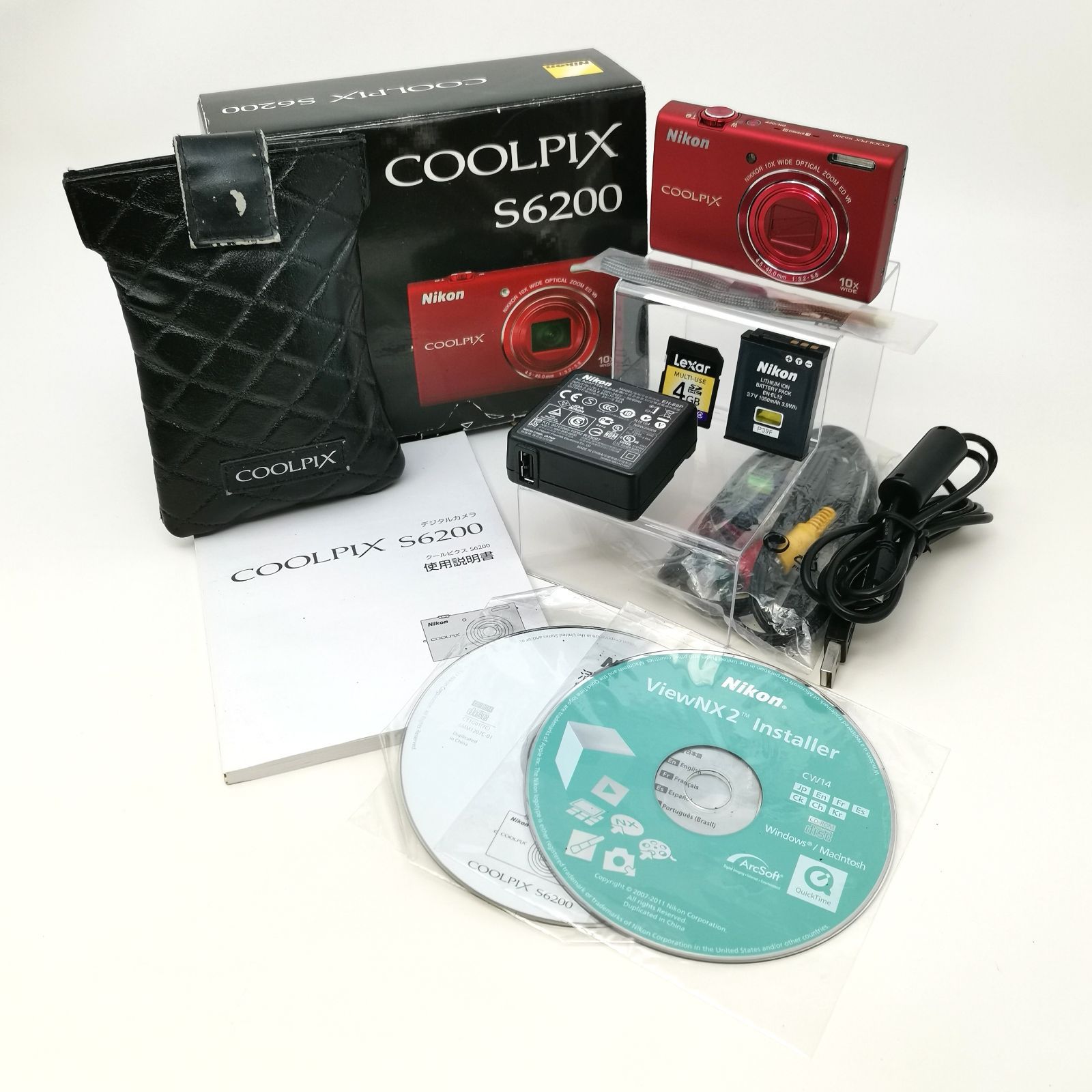 【箱付き】ニコン Nikon COOLPIX S6200 レッド Nikon COOLPIX S6200 Red | Point & Shoot Cameras | Nikon USA