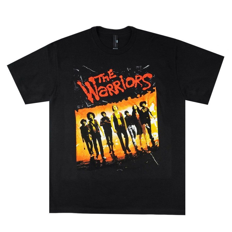 メンズ Tシャツ THE WARRIORS TEE ザ ウォーリアーズ Ｔシャツ ブラック 黒 赤 映画T MOVIE 男女兼用 半袖 TSHIRTS  ギャング 抗争 ラップT バンT ニューヨーク レディース - メルカリ