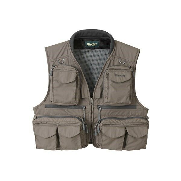 リバレイ フィッシングベスト 5429 RV ストリームガイドベストII タン M