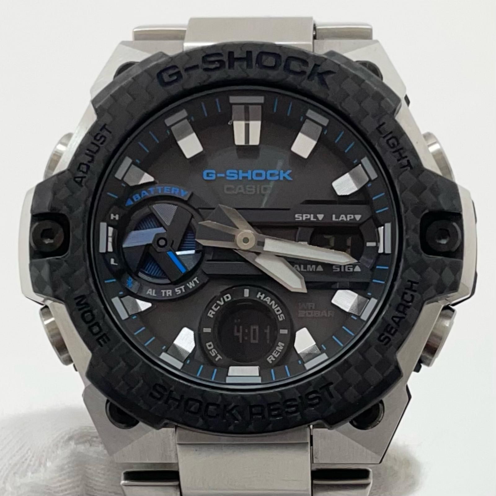 CASIO｜カシオ G-SHOCK ジーショック G-STEEL 腕時計 シルバー×ブラック 尾張小牧店