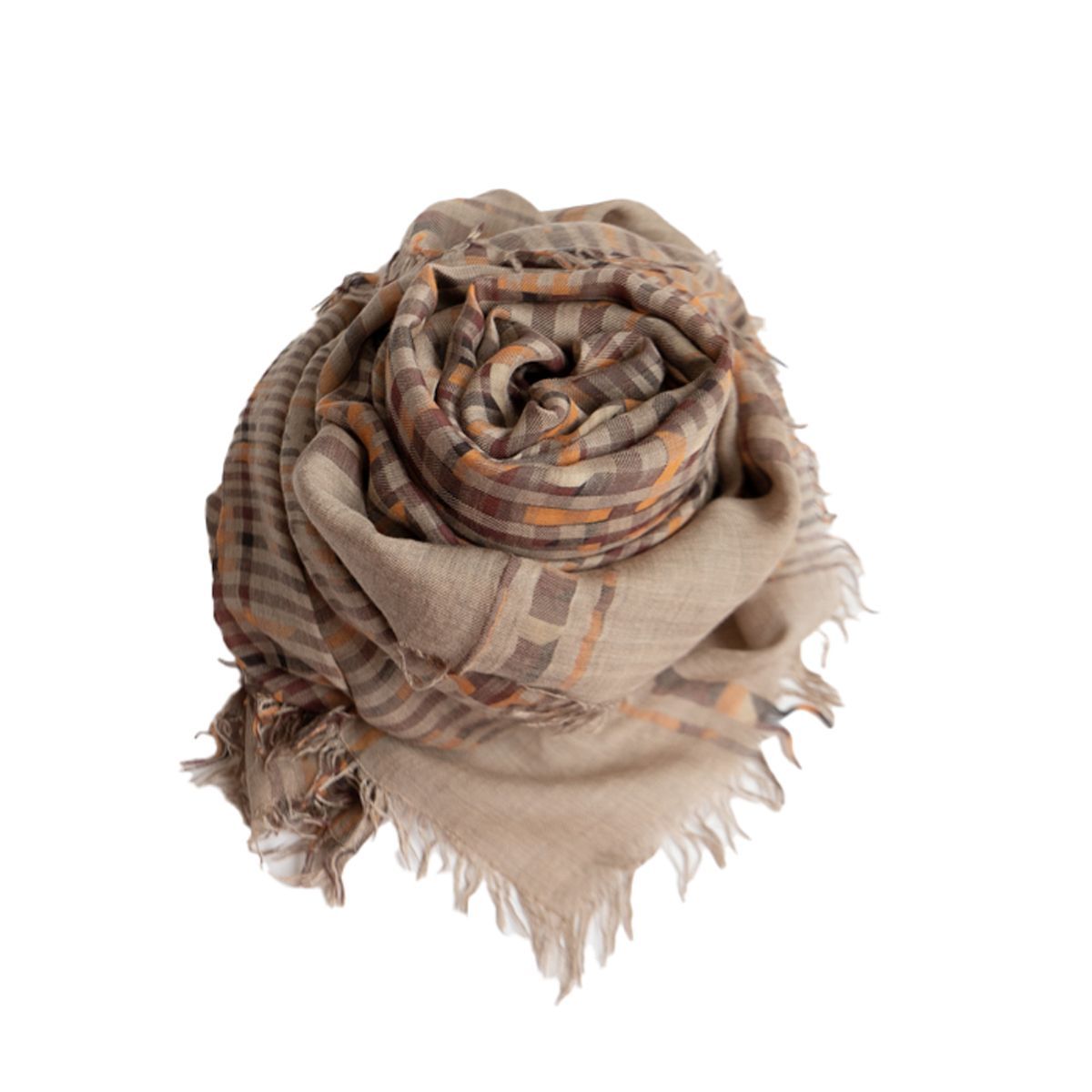 ファリエロサルティ ゴールドラメ糸入りリネンストール お値下げ