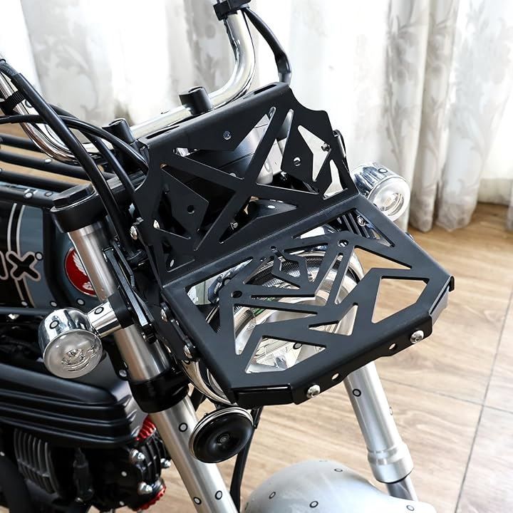 Kcyerz Dax125フロントキャリア モンキー125 フロントバスケット荷物運搬ブラケット ライト ラゲッジカーゴキャリートップラック  Jb02/03ダックス125 Jb042018-2024に適合 - メルカリ