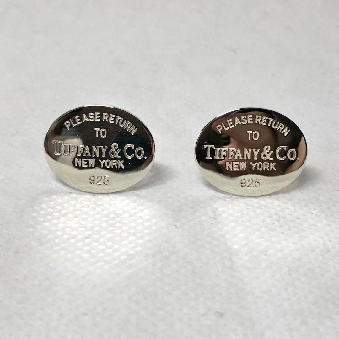 Tiffany-Co. ティファニー カフリンクス カフス リターントゥ SLV 925 シルバー コーデ イベント プレゼント
