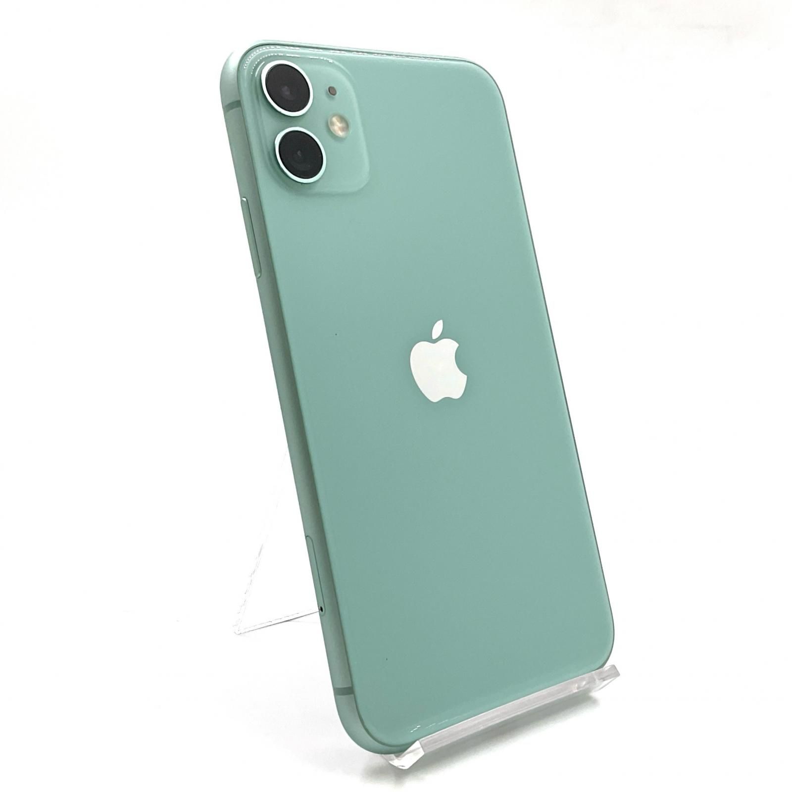 iPhone 11 64GB グリーン SIMフリー 白ロム 動作確認済 78%【全額返金 