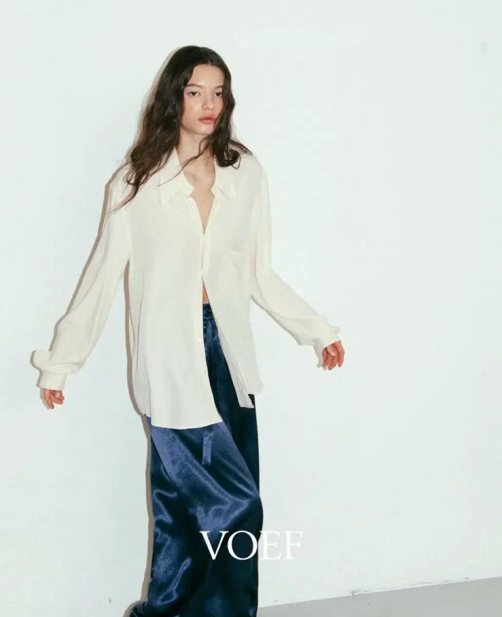 voef ボフ ディウム ドローストリング ワイド パンツ ー 黒 S