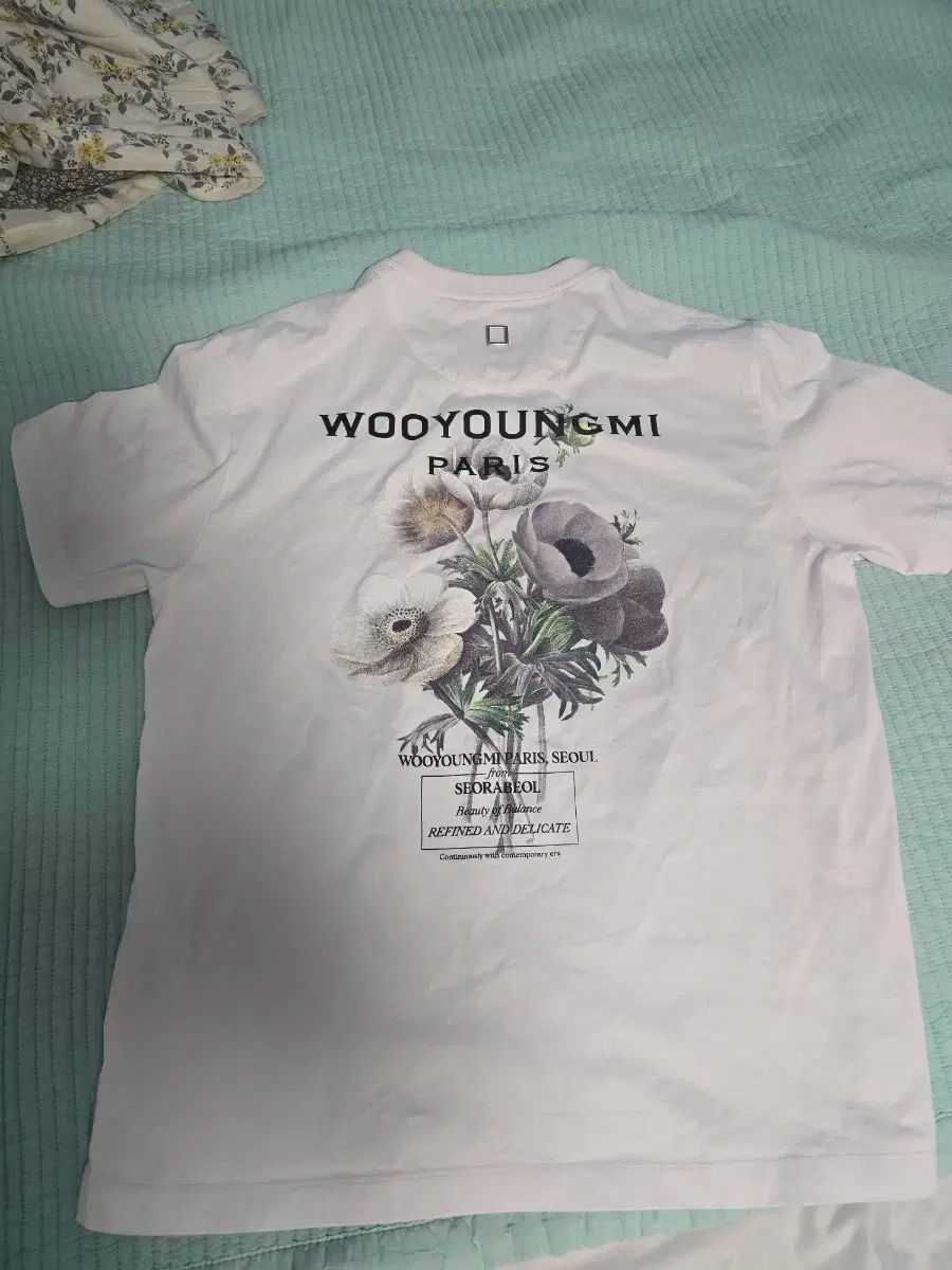 ☆韓国人気☆フラワー ダイイング フード Tシャツ/WOOYOUNGMI☆ 210.jpg