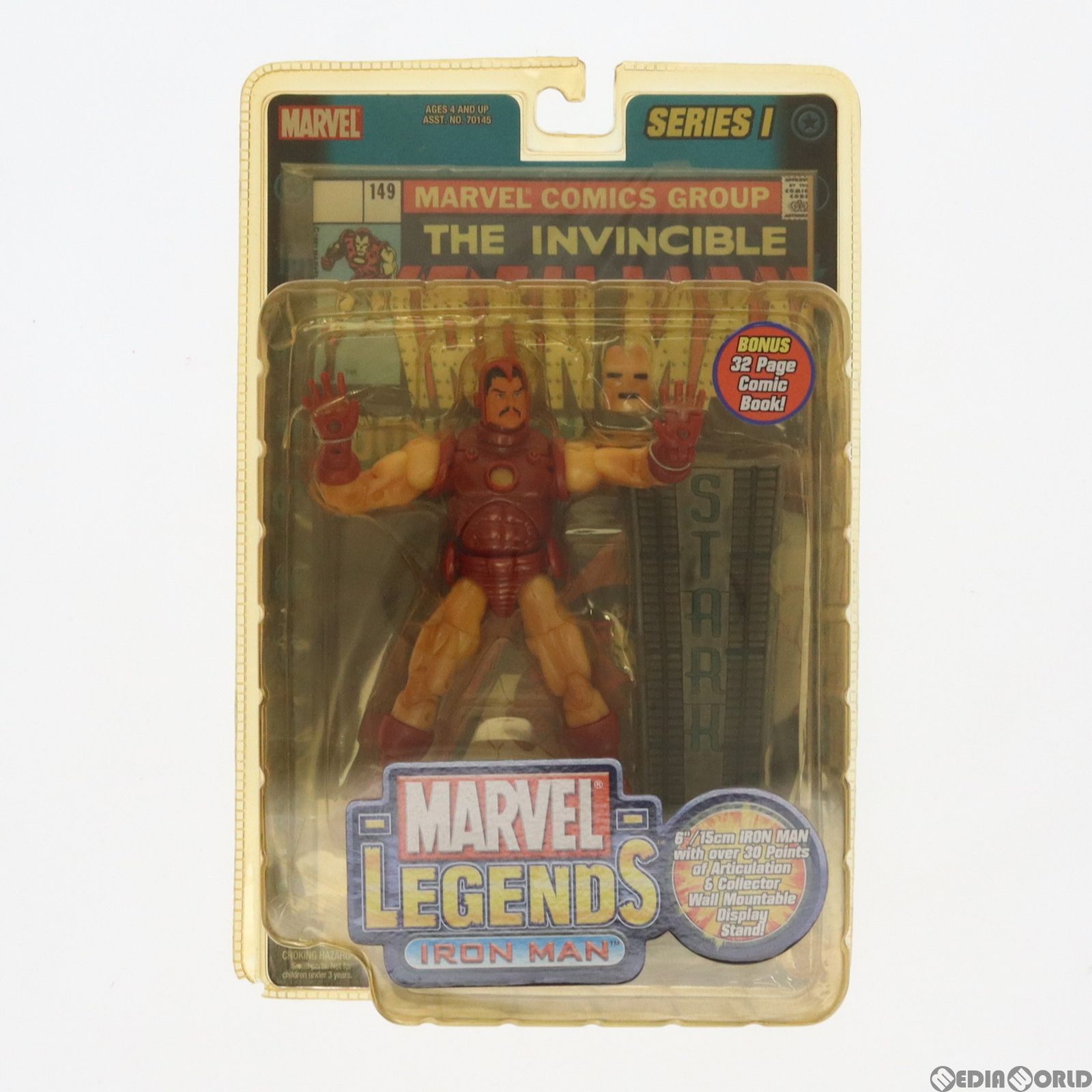IRON MAN(アイアンマン) MARVEL LEGENDS シリーズ1 アクションフィギュア(70145) TOY BIZ(トイビズ)