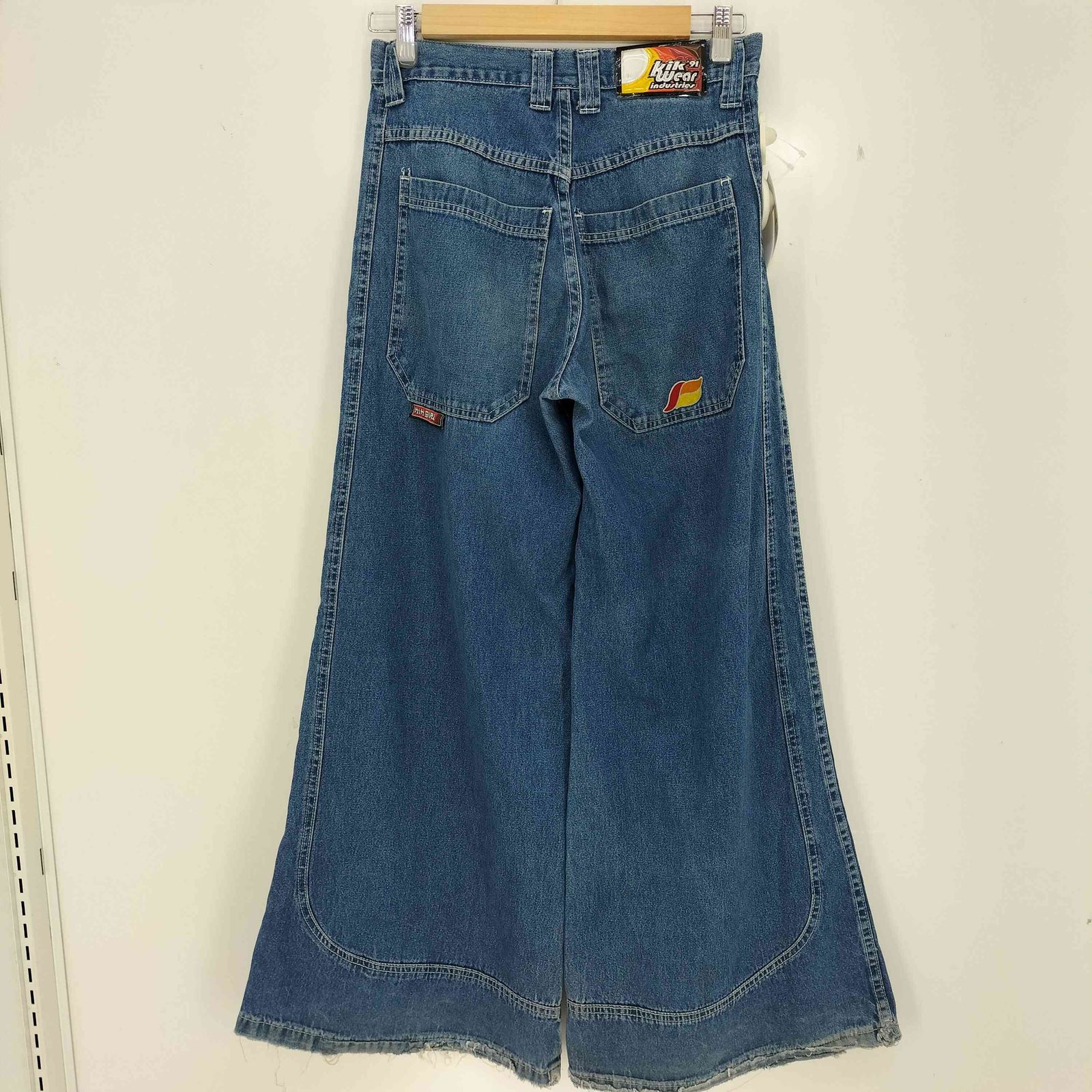 ユーズドフルギ USED古着 KIK WEAR 90s USA製 rave pants バギーワイド