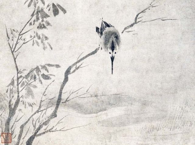 種類2：f6 額絵 雪舟 翡翠図 f8・f6・f4サイズ 日本の名画