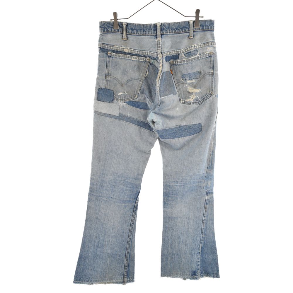 Levi's (リーバイス) 70s 646 カスタムデニムパンツ オレンジ