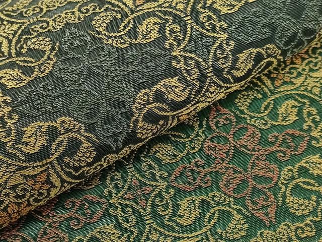 平和屋着物□極上 紋屋井関 御寮織 六通柄袋帯 葡萄唐草 金糸 逸品