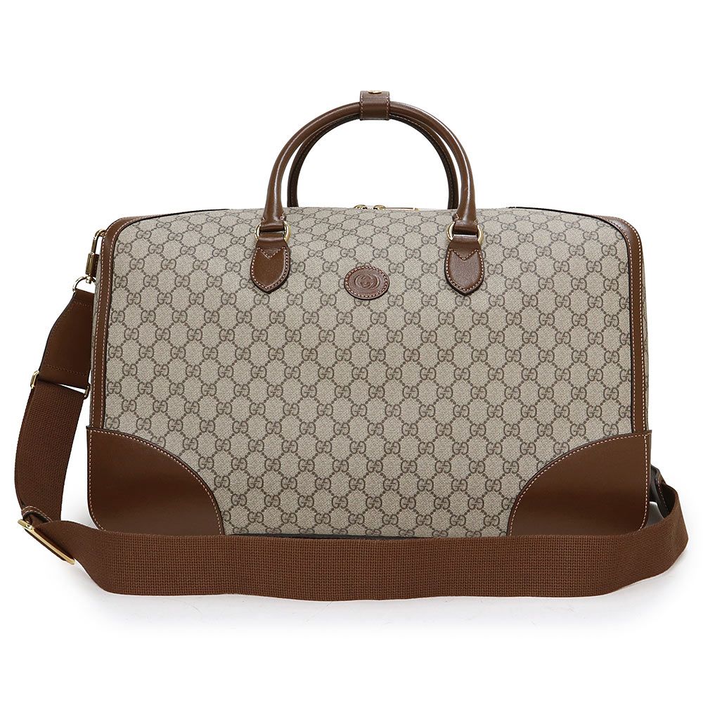 美品】フェリージP4ラゲージ2wayボストンバッグ大容量赤南京錠 【美品